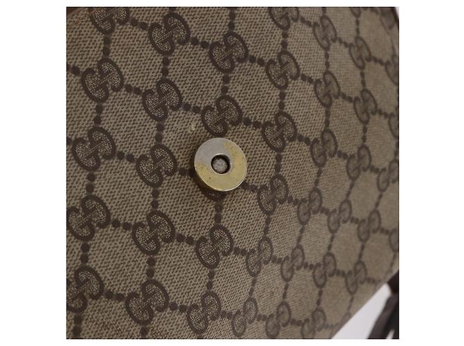 Borsa a tracolla GUCCI GG Supreme Web Sherry Line PVC Beige 904 02 084 Auth ka6093 - vista 26