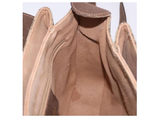 Borsa a tracolla GUCCI GG Supreme Web Sherry Line PVC Beige 904 02 084 Auth ka6093 - vista 29