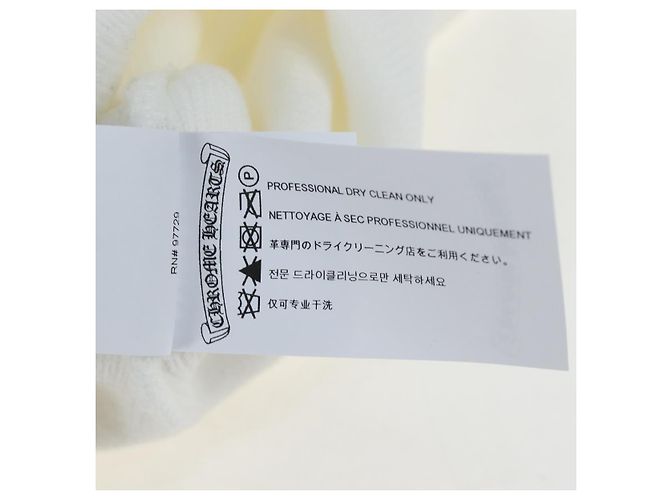 Chrome Hearts Beanie Hat Acrylic White Auth mr2898SM Weiß - Ansicht 15