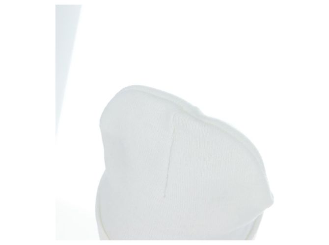 Chrome Hearts Beanie Hat Acrylic White Auth mr2898SM Weiß - Ansicht 7