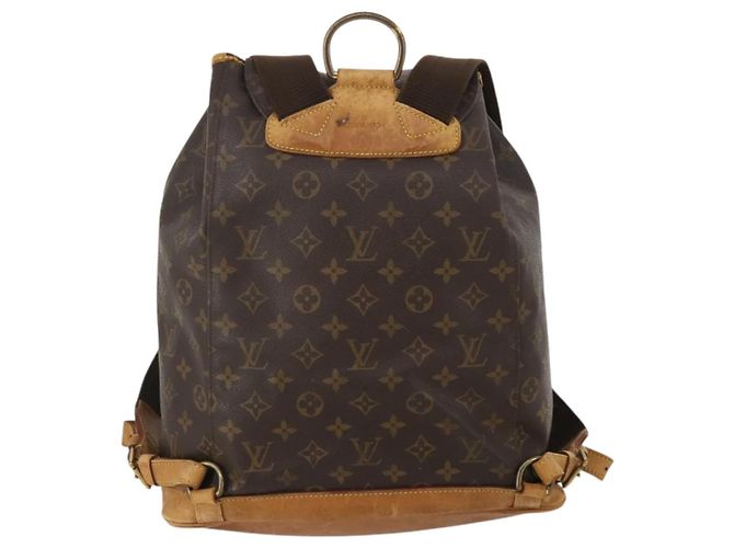 Zaino LOUIS VUITTON Monogram Montsouris GM M51135 LV Auth hk4117 Monogramma - vista 2