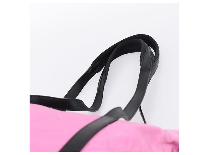 PRADA Schulttasche Nylon Rosa Schwarz Auth 202854 Pink - Ansicht 8