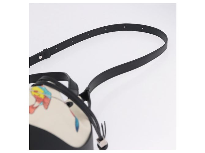 LOEWE Paula's Ibiza Collaboration Tasche Canvas 2way Ivory Silver Auth 202301M Silber Roh - Ansicht 15