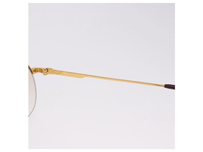 Gafas de sol CARTIER Trinity metal Gold Auth am12402M Dorado - vista 10