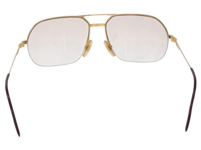 Gafas de sol CARTIER Trinity metal Gold Auth am12402M Dorado - vista 3