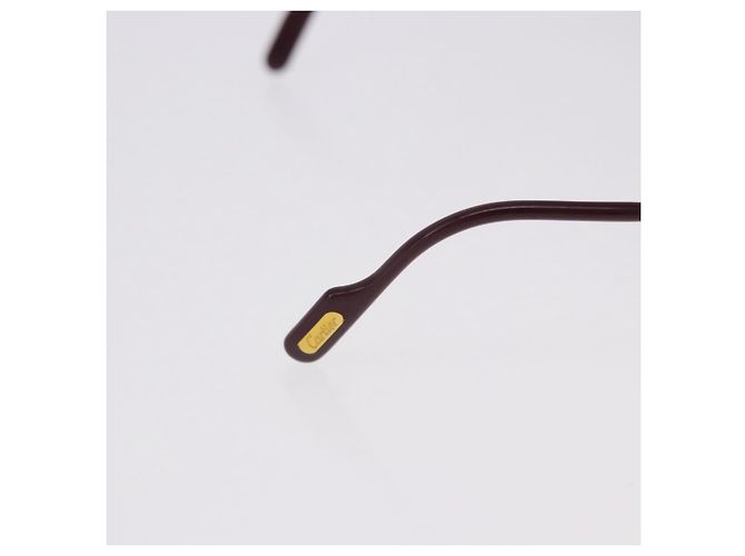 Gafas de sol CARTIER Trinity metal Gold Auth am12402M Dorado - vista 7