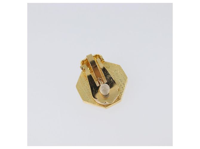 Autre Marque Pendientes SAINT LAURENT metal Gold Auth SW2828V Dorado - vista 3