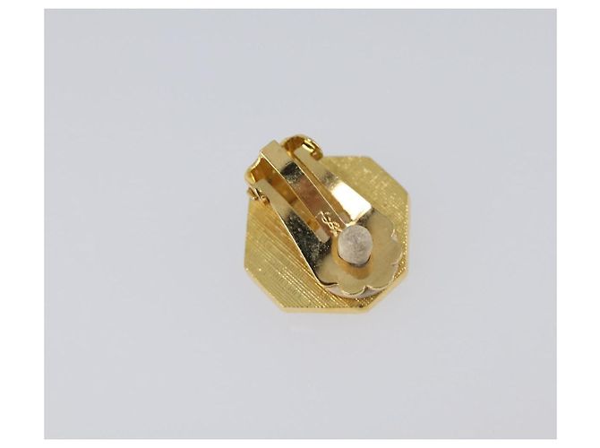 Autre Marque Pendientes SAINT LAURENT metal Gold Auth SW2828V Dorado - vista 7