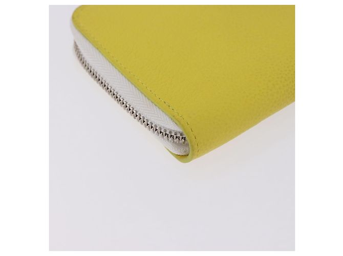 LOUIS VUITTON Monogram Everyday Zippy Wallet Vertical Yellow M80852 Auth 197912M Giallo Monogramma - vista 11