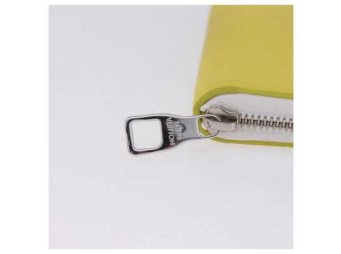 LOUIS VUITTON Monogram Everyday Zippy Wallet Vertical Yellow M80852 Auth 197912M Giallo Monogramma - vista 12