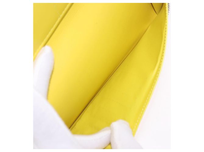 LOUIS VUITTON Monogram Everyday Zippy Wallet Vertical Yellow M80852 Auth 197912M Giallo Monogramma - vista 15