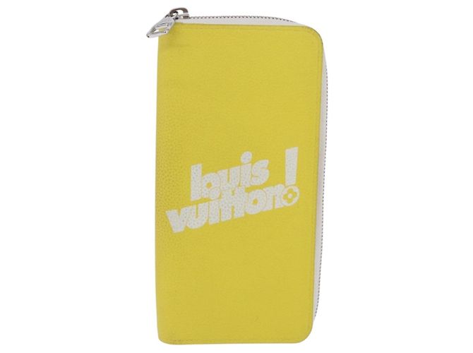 LOUIS VUITTON Monogram Everyday Zippy Wallet Vertical Yellow M80852 Auth 197912M Giallo Monogramma - vista 2