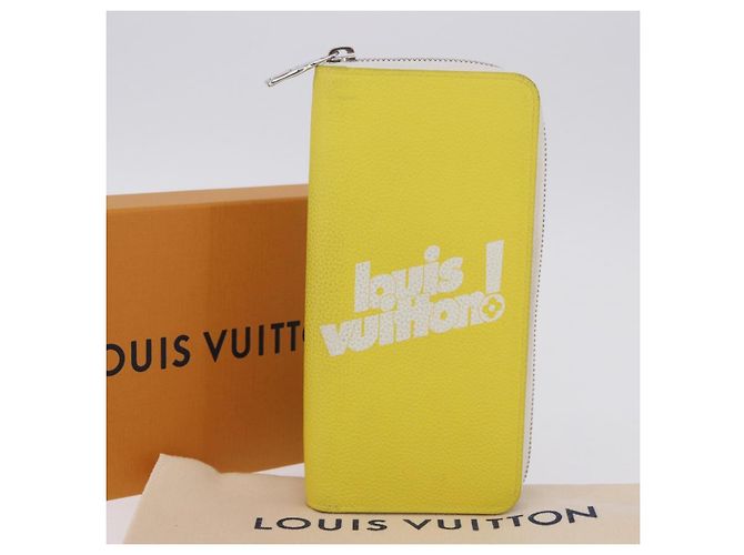 LOUIS VUITTON Monogram Everyday Zippy Wallet Vertical Yellow M80852 Auth 197912M Giallo Monogramma - vista 20