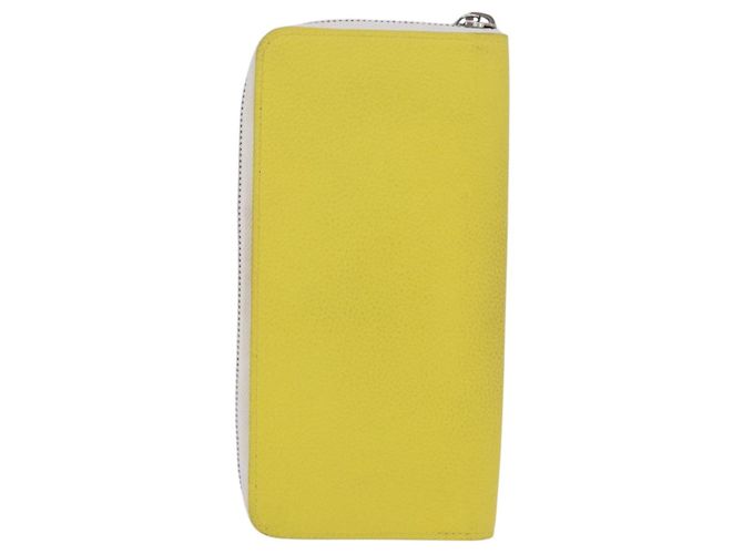 LOUIS VUITTON Monogram Everyday Zippy Wallet Vertical Yellow M80852 Auth 197912M Giallo Monogramma - vista 3