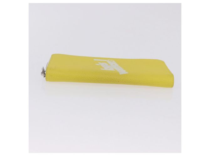 LOUIS VUITTON Monogram Everyday Zippy Wallet Vertical Yellow M80852 Auth 197912M Giallo Monogramma - vista 5