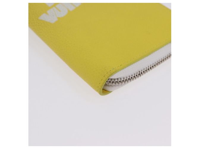 LOUIS VUITTON Monogram Everyday Zippy Wallet Vertical Yellow M80852 Auth 197912M Giallo Monogramma - vista 8