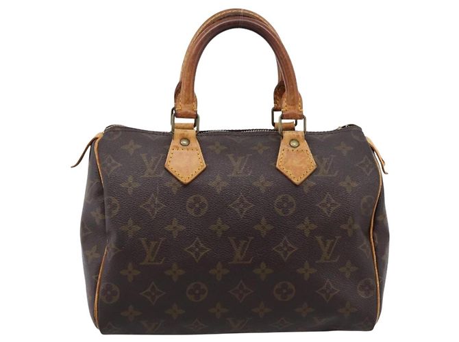 LOUIS VUITTON Monogram Speedy 25 Hand Bag M41528 LV Auth 201242 Monogramma - vista 2
