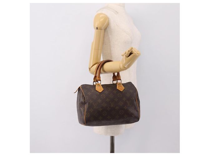 LOUIS VUITTON Monogram Speedy 25 Hand Bag M41528 LV Auth 201242 Monogramma - vista 20