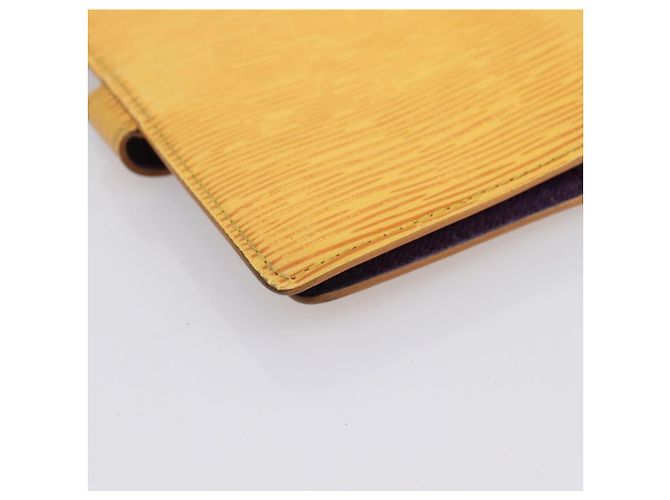 LOUIS VUITTON Epi Agenda PM Copertina Agenda Gialla R20059 LV Auth BA15744 Giallo - vista 11