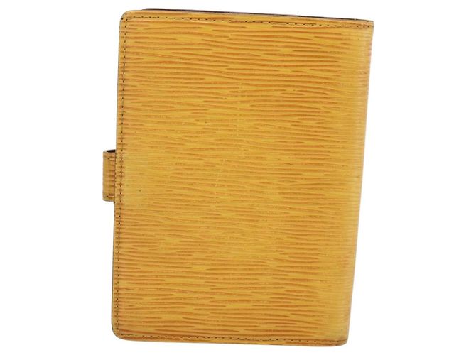 LOUIS VUITTON Epi Agenda PM Copertina Agenda Gialla R20059 LV Auth BA15744 Giallo - vista 3