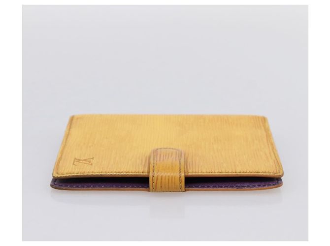 LOUIS VUITTON Epi Agenda PM Copertina Agenda Gialla R20059 LV Auth BA15744 Giallo - vista 4
