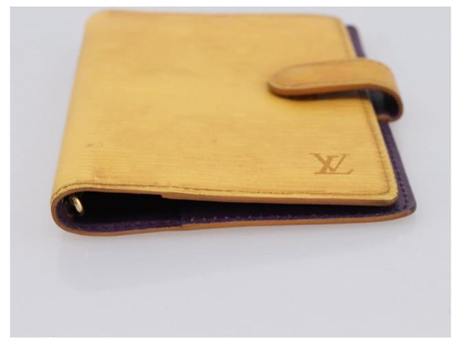 LOUIS VUITTON Epi Agenda PM Copertina Agenda Gialla R20059 LV Auth BA15744 Giallo - vista 7