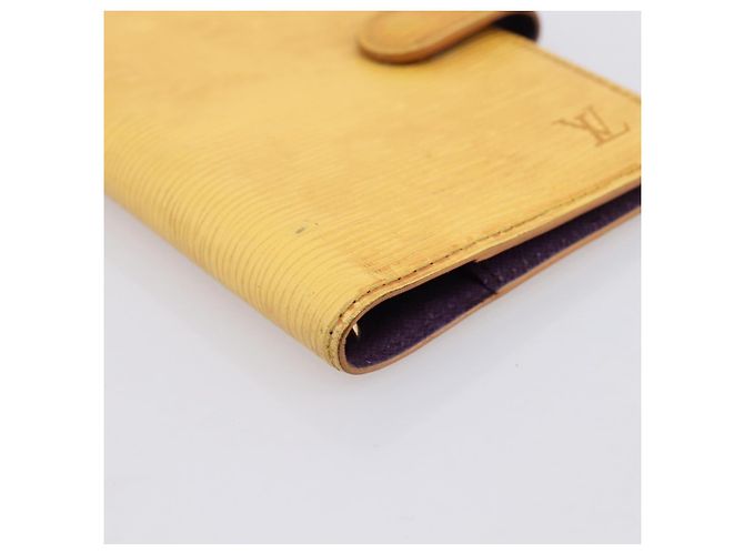 LOUIS VUITTON Epi Agenda PM Copertina Agenda Gialla R20059 LV Auth BA15744 Giallo - vista 9