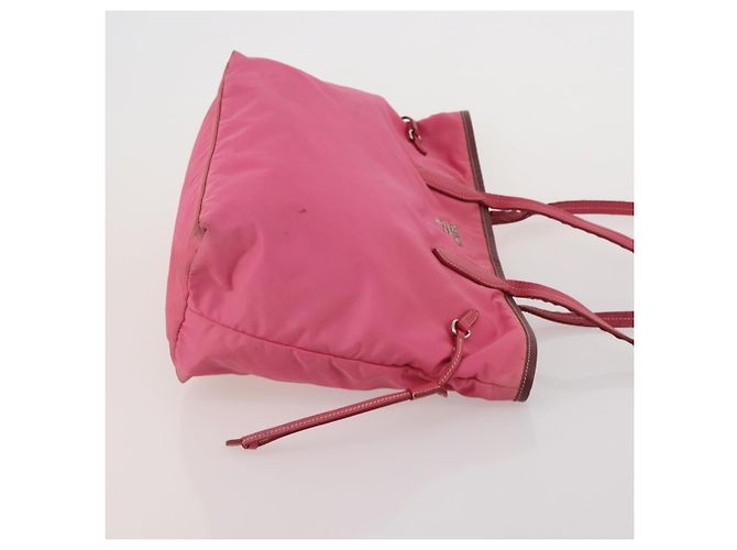 Borsa Tote PRADA Borsa a Tracolla Nylon 4 Set Navy Pink Auth ti4037 Rosa Blu navy - vista 16