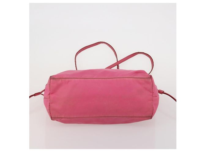 Borsa Tote PRADA Borsa a Tracolla Nylon 4 Set Navy Pink Auth ti4037 Rosa Blu navy - vista 18