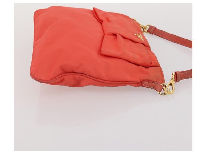 Borsa Tote PRADA Borsa a Tracolla Nylon 4 Set Navy Pink Auth ti4037 Rosa Blu navy - vista 22