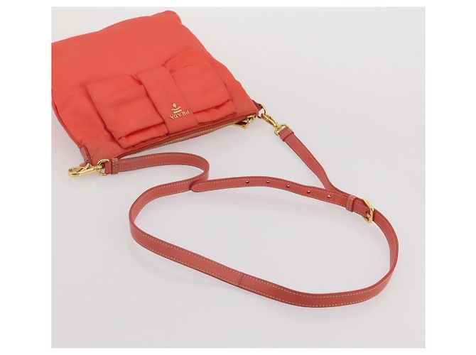 Borsa Tote PRADA Borsa a Tracolla Nylon 4 Set Navy Pink Auth ti4037 Rosa Blu navy - vista 23