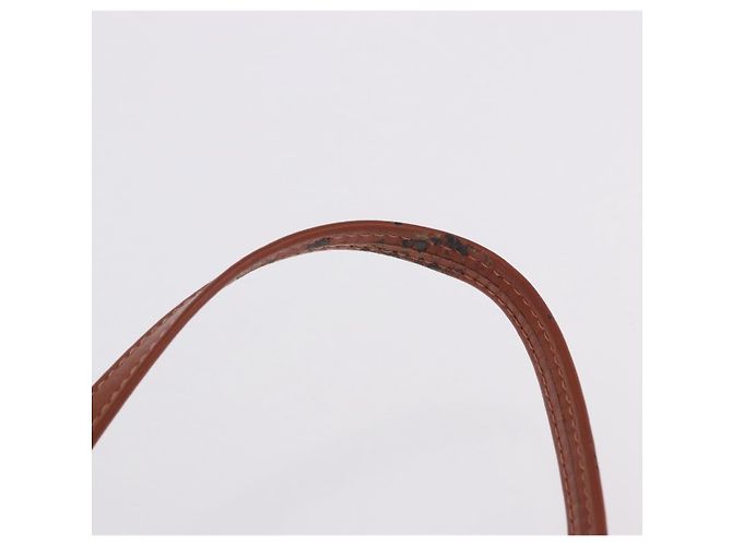Borsa a tracolla MCM Vicetos PVC Pelle Marrone Tono Oro Auth 203589 - vista 10