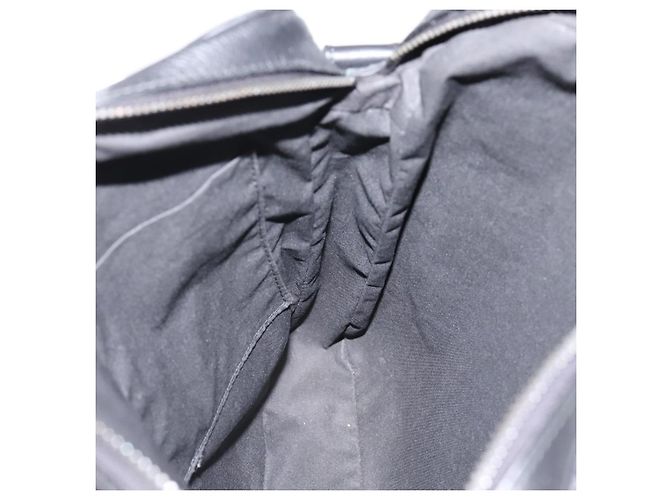 Borsa a tracolla BOTTEGA VENETA INTRECCIATO in pelle nera argento Auth mr2878V Nero - vista 18