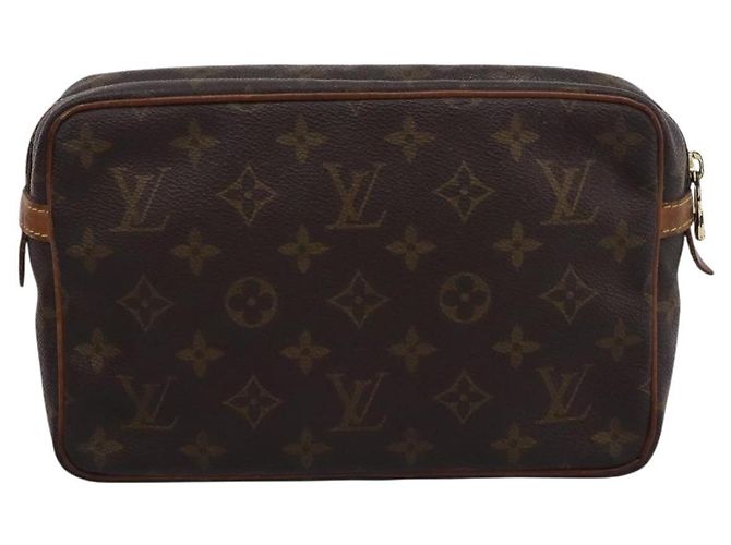 LOUIS VUITTON Monogram Compiegne 23 Clutch Bag M51847 LV Auth 201211 - view 3