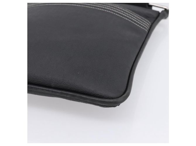 Borsa a tracolla LOEWE PVC Canvas Black Silver Auth 203418 Nero Argento - vista 10