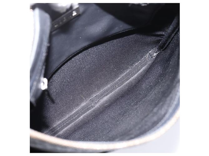 Borsa a tracolla LOEWE PVC Canvas Black Silver Auth 203418 Nero Argento - vista 16