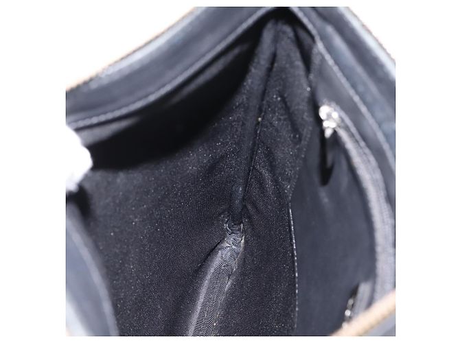 Borsa a tracolla LOEWE PVC Canvas Black Silver Auth 203418 Nero Argento - vista 18