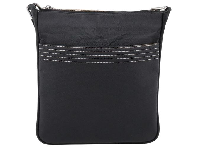 Borsa a tracolla LOEWE PVC Canvas Black Silver Auth 203418 Nero Argento - vista 2