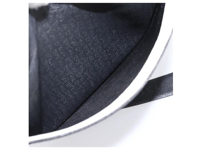 Borsa a tracolla LOEWE PVC Canvas Black Silver Auth 203418 Nero Argento - vista 21