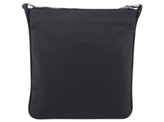 Borsa a tracolla LOEWE PVC Canvas Black Silver Auth 203418 Nero Argento - vista 3