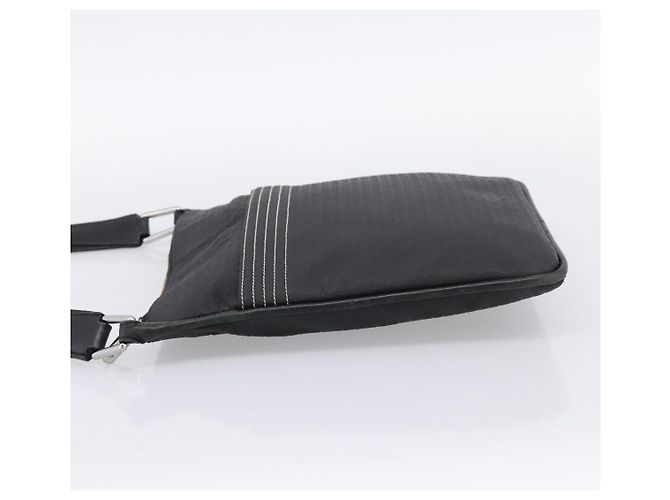 Borsa a tracolla LOEWE PVC Canvas Black Silver Auth 203418 Nero Argento - vista 4