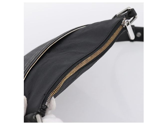 Borsa a tracolla LOEWE PVC Canvas Black Silver Auth 203418 Nero Argento - vista 6