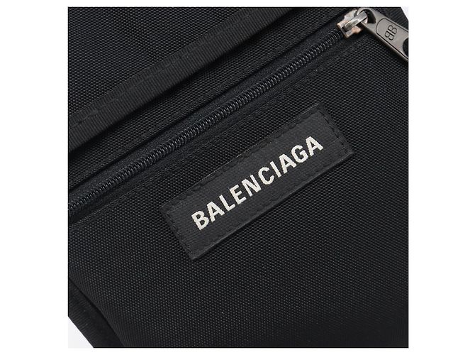 Bolso de hombro BALENCIAGA Explorer Canvas Black White 532298 Auth 202287A Negro Blanco - vista 15