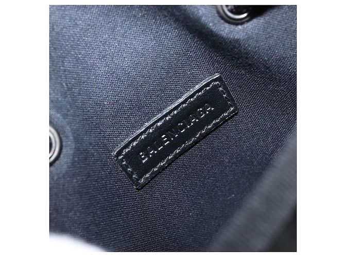 Bolso de hombro BALENCIAGA Explorer Canvas Black White 532298 Auth 202287A Negro Blanco - vista 17