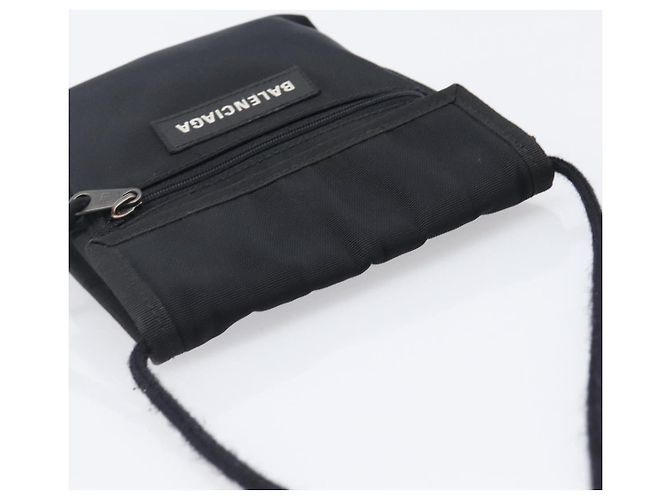 Bolso de hombro BALENCIAGA Explorer Canvas Black White 532298 Auth 202287A Negro Blanco - vista 6