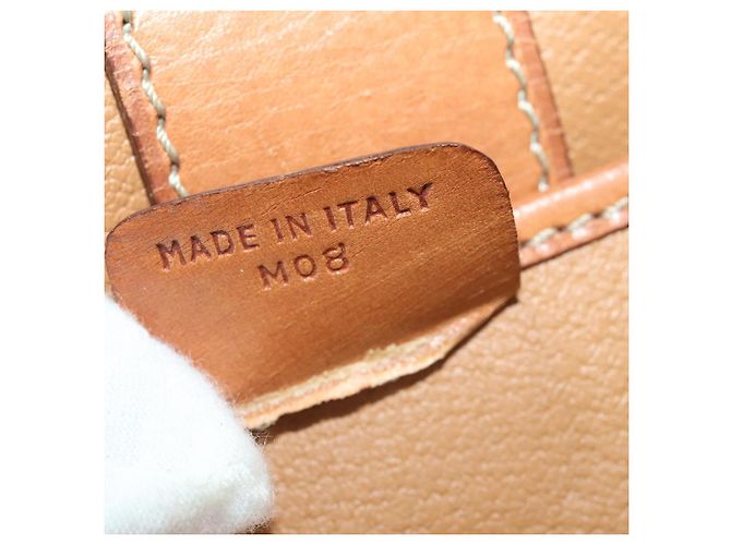 16 Céline Borsa a mano CELINE Macadam Canvas PVC Leather 2way Brown Gold Auth 199219 Marrone D'oro - vista 26
