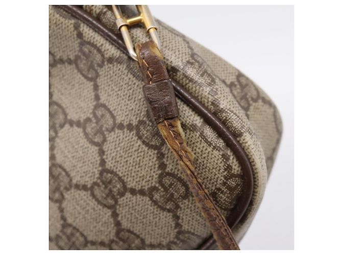 Borsa a tracolla GUCCI GG Supreme PVC Beige Gold 97 02 068 Auth 202878 D'oro - vista 15