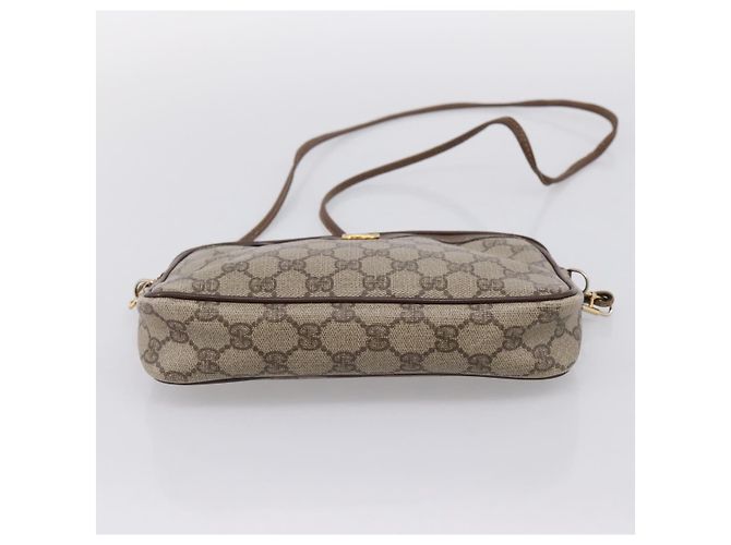 Borsa a tracolla GUCCI GG Supreme PVC Beige Gold 97 02 068 Auth 202878 D'oro - vista 9