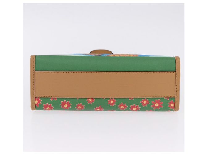 Borsa per bambini GUCCI PVC Verde Argento 605614 Auth 202473SAV - vista 9