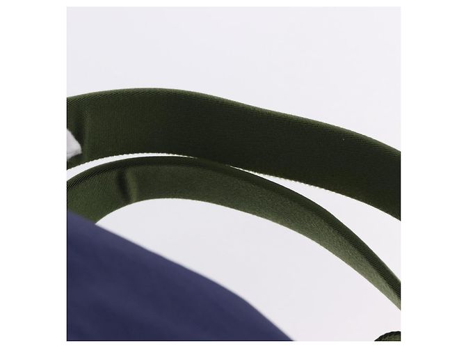 Zaino GUCCI RON HERMAN Canvas Navy Silver 477875 Auth 200358M Argento Blu navy - vista 10